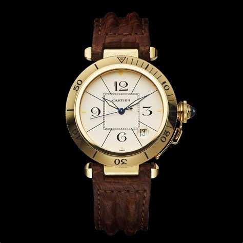 cartier pasha watch leather band|pasha cartier watch price.